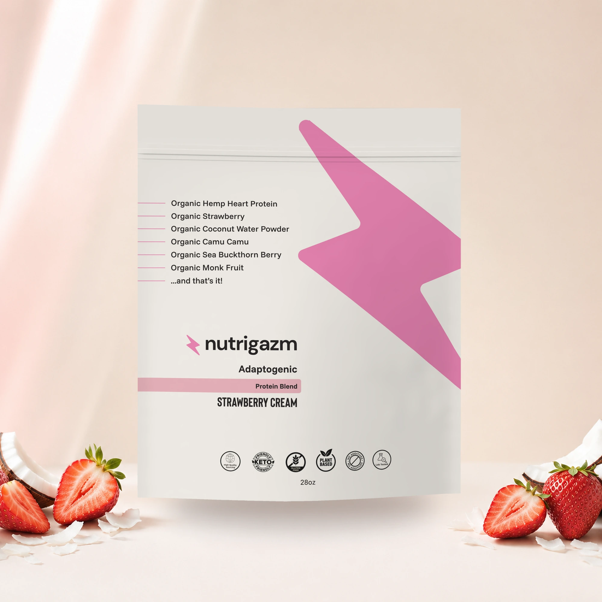 Strawberry Cream Nutrigazm pouch